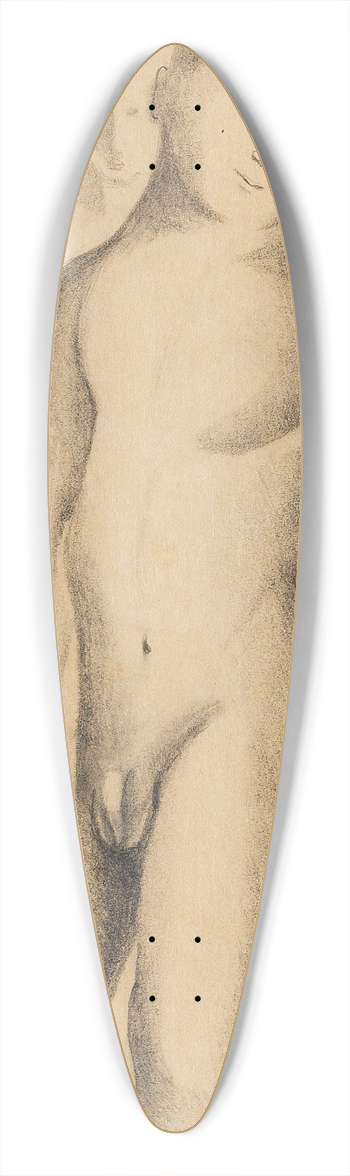 Otto Meyer-Amden - Stehende Knabenakte 39.3 inch art pintail longboard deck