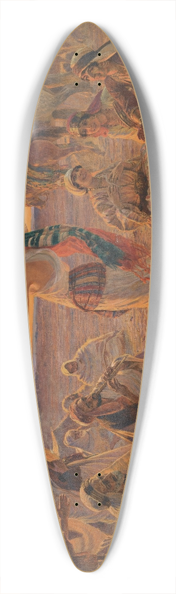 Otto Pilny - The Dancer 39.3 inch art pintail longboard deck