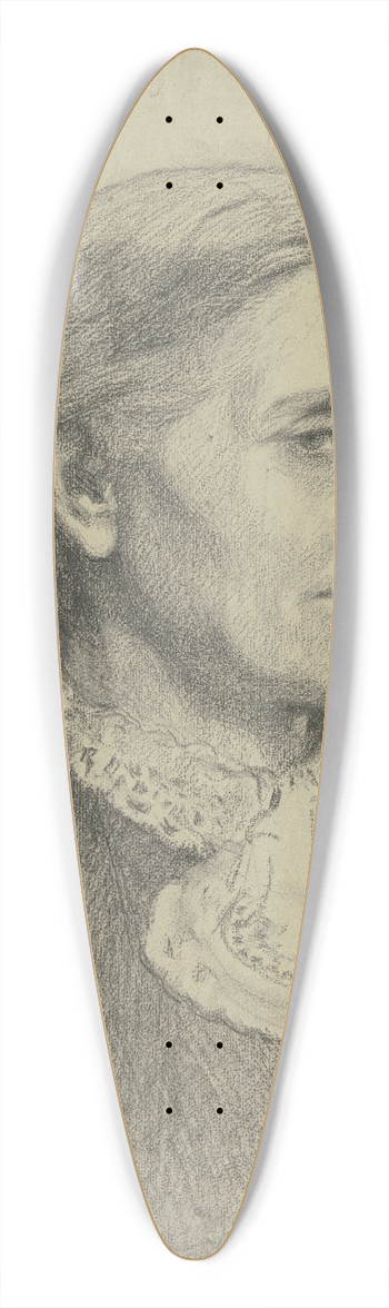 Otto Scholderer - Bildnis einer lteren Dame nach rechts 39.3 inch art pintail longboard deck