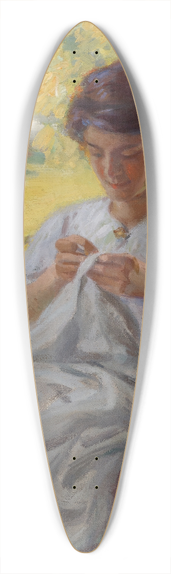 Otto Stark - A Summer Morning 39.3 inch art pintail longboard deck