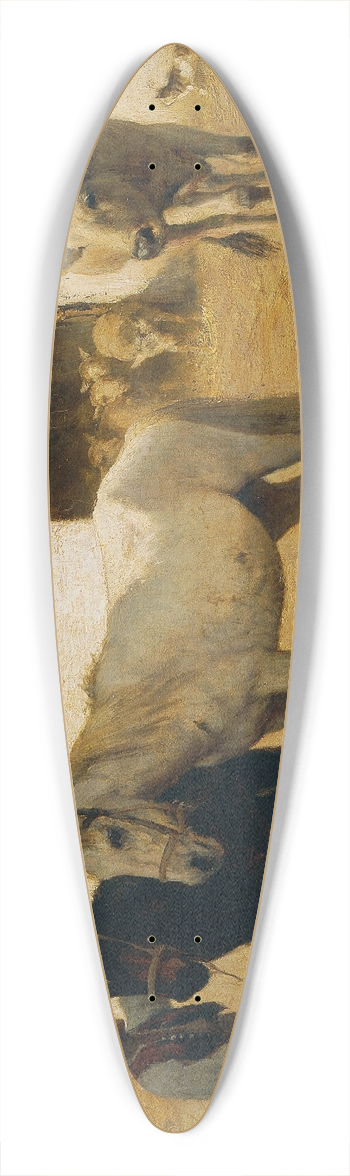 Otto von Thoren - Ungarischer Bauernhof 39.3 inch art pintail longboard deck