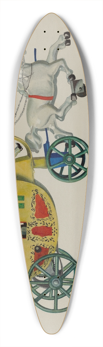Page Coffman - Toy  Two Horse Hack 39.3 inch art pintail longboard deck