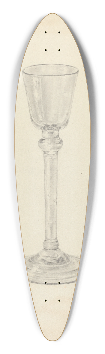 Palmyra Pimentel - Wine Glass 39.3 inch art pintail longboard deck