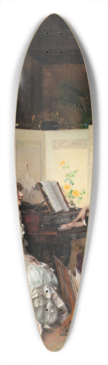 Pascal-Adolphe-Jean Dagnan-Bouveret - The duet 39.3 inch art pintail longboard deck