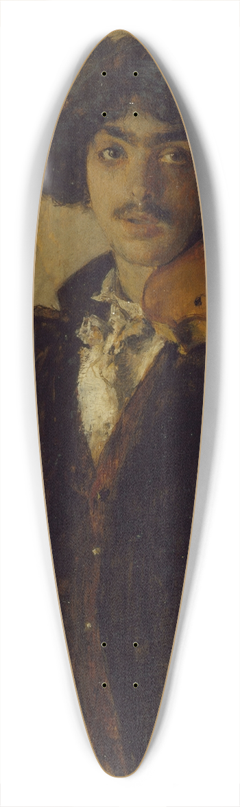 Pascal-Adolphe-Jean Dagnan-Bouveret - The Musician 39.3 inch art pintail longboard deck