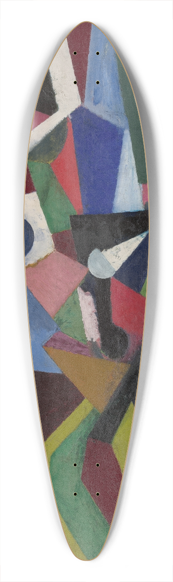 Patrick Henry Bruce - CompositionI 39.3 inch art pintail longboard deck