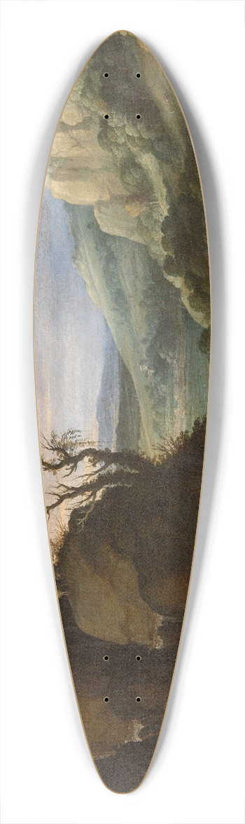 Paul Bril - Landscape 39.3 inch art pintail longboard deck