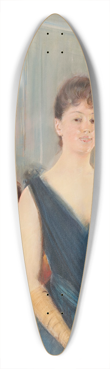 Paul Csar Helleu - Harpiste assise  lventail 39.3 inch art pintail longboard deck