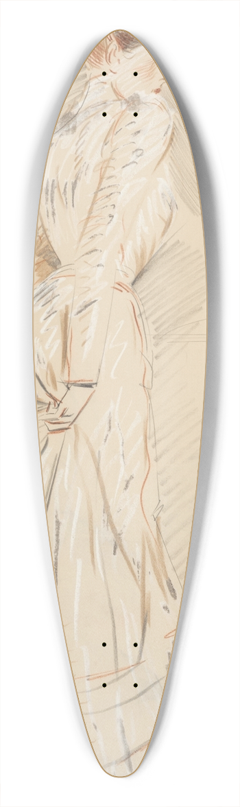 Paul Csar Helleu - Madame Helleu debout 39.3 inch art pintail longboard deck