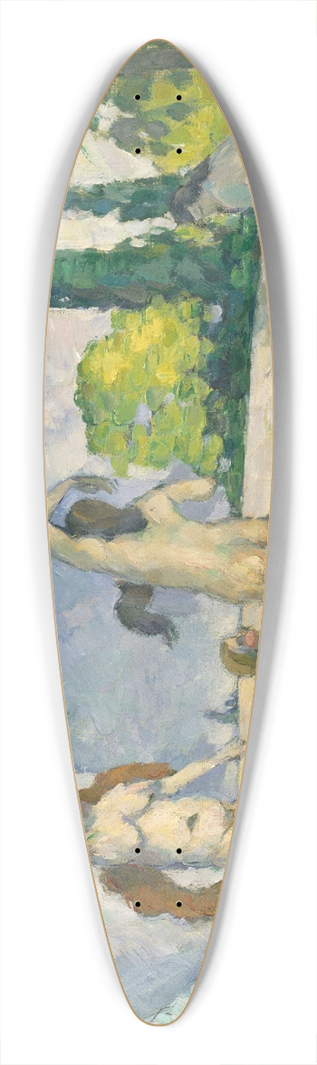 Paul Czanne - Bathers 39.3 inch art pintail longboard deck