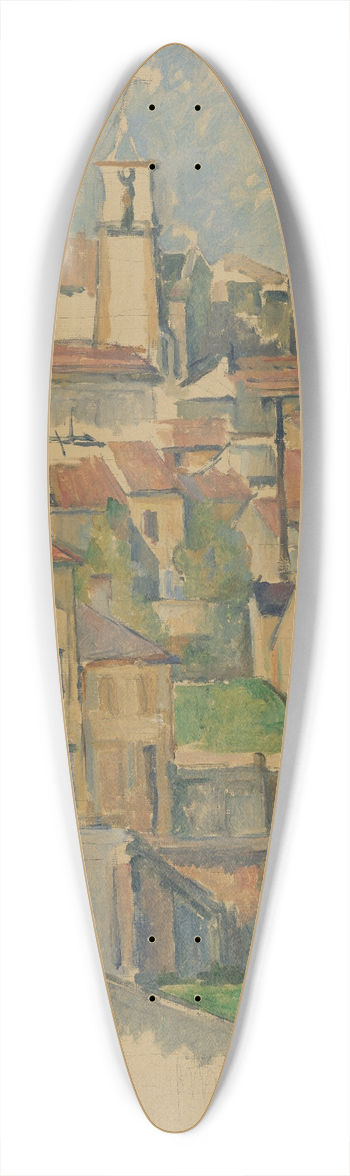 Paul Czanne - Gardanne 39.3 inch art pintail longboard deck