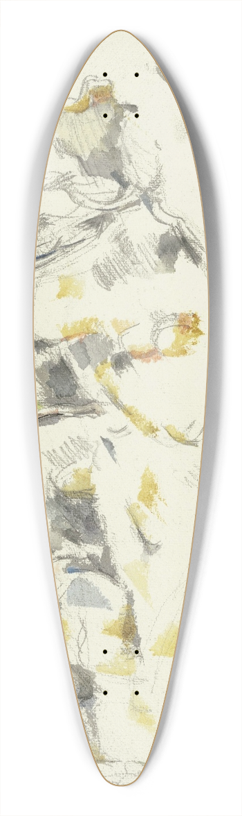 Paul Czanne - Paysage 39.3 inch art pintail longboard deck