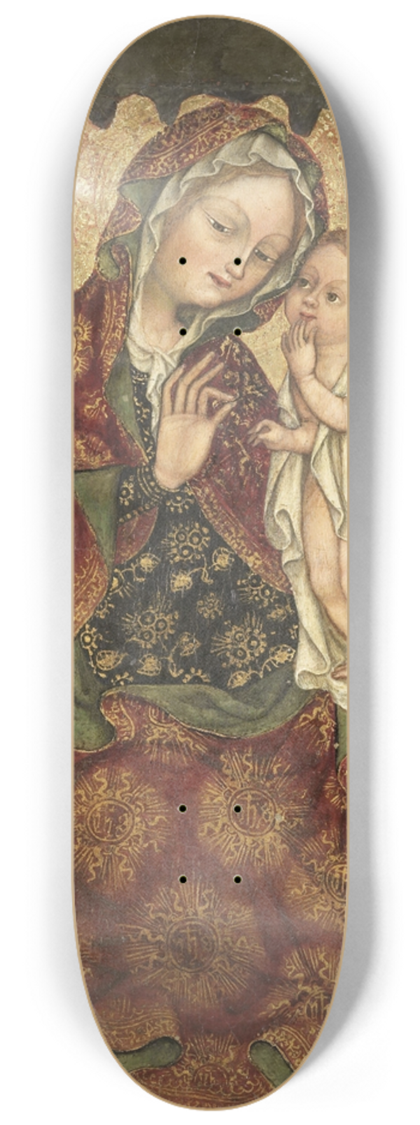 Giovanni da Francia - Madonna of Humility 8.25 inch art skate deck