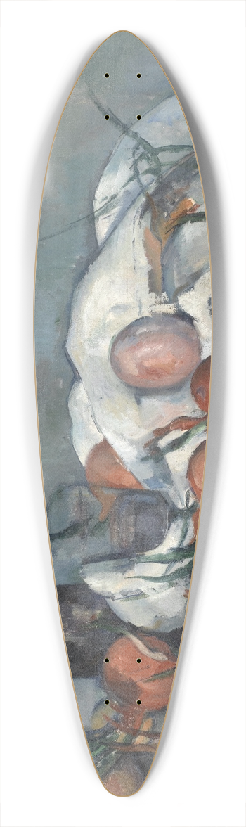 Paul Czanne - Still Life with Onions 39.3 inch art pintail longboard deck
