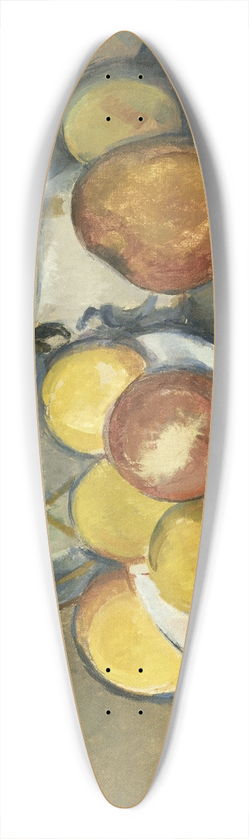 Paul Czanne - Straw-Trimmed Vase, Sugar Bowl and Apples 39.3 inch art pintail longboard deck