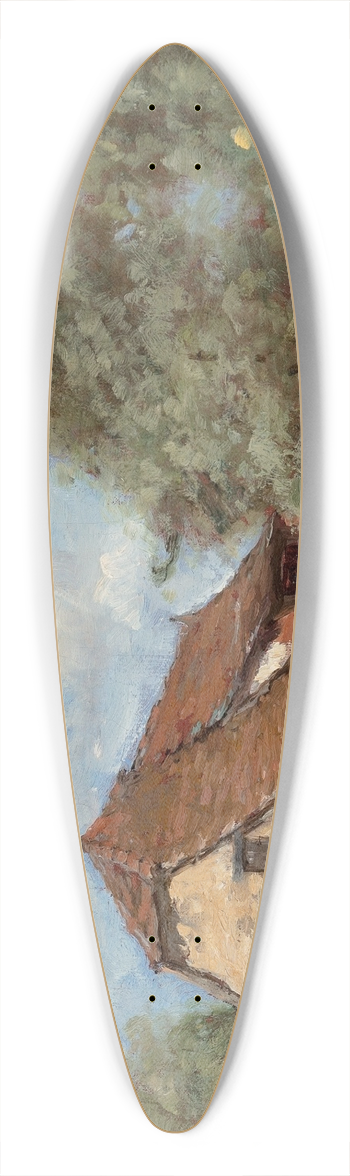 Paul Dsir Trouillebert - Le faucheur prs de la ferme 39.3 inch art pintail longboard deck