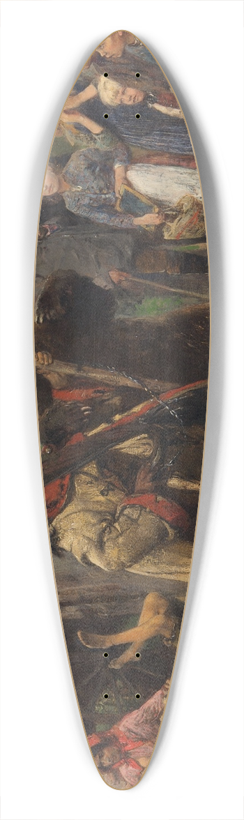 Paul Friedrich Meyerheim - Der Brenfhrer 39.3 inch art pintail longboard deck