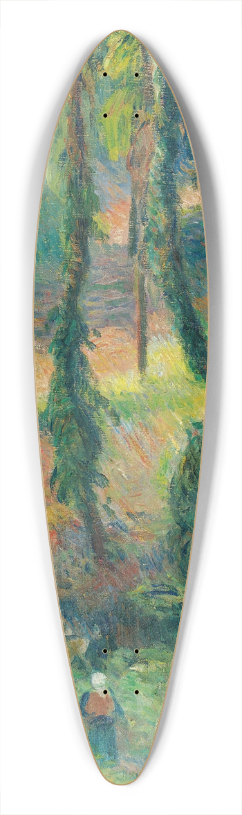 Paul Gauguin - Chemin Creux Dans Une Pente Boise 39.3 inch art pintail longboard deck