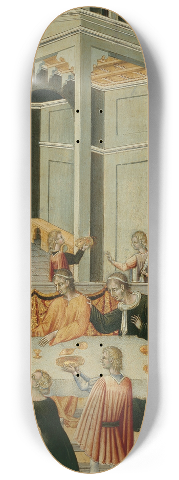 Giovanni di Paolo - Salome Asking Herod for the Head of Saint John the Baptist 8.25 inch art skate deck