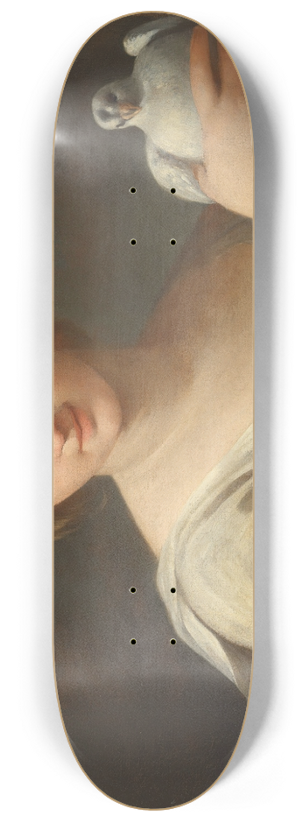 Giovanni Domenico Cerrini - Allegory of Innocence 8.25 inch art skate deck