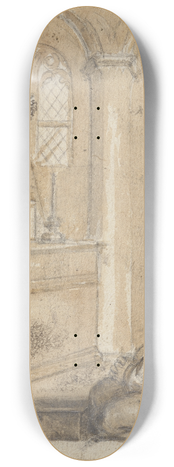 Abraham van Diepenbeeck - Gregorius mass 8.25 inch art skate deck