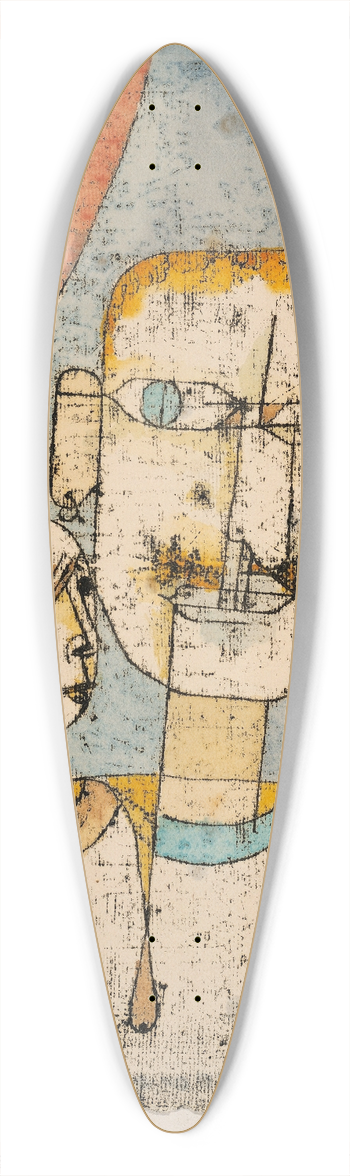Paul Klee - Adam and Little Eve 39.3 inch art pintail longboard deck