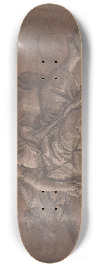 Giovanni Domenico Tiepolo - Allegorical Figure Representing Africa 8.25 inch art skate deck