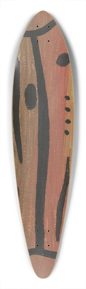 Paul Klee - Instruments 39.3 inch art pintail longboard deck