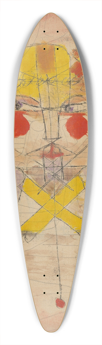 Paul Klee - Jumping Jack 39.3 inch art pintail longboard deck