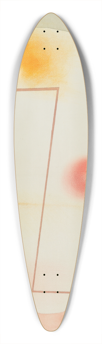 Paul Klee - Untitled(Kopf) 39.3 inch art pintail longboard deck