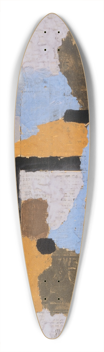 Paul Klee - With the two lost ones 39.3 inch art pintail longboard deck