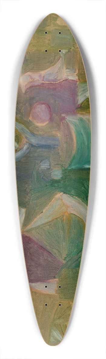 Paul Klee - Zwei Vogel-bilder 39.3 inch art pintail longboard deck