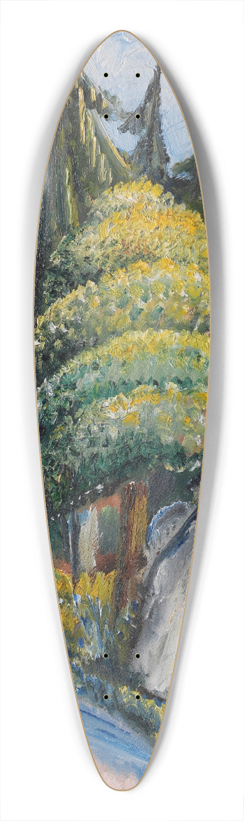 Paul Kleinschmidt - Alblandschaft 39.3 inch art pintail longboard deck