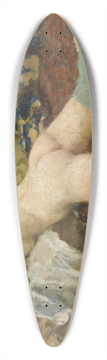 Paul Paede - Weiblicher Akt mit Strmpfen 39.3 inch art pintail longboard deck