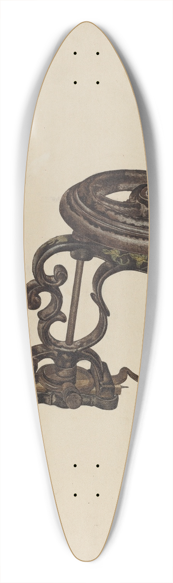 Paul Poffinbarger - Sewing Machine 39.3 inch art pintail longboard deck