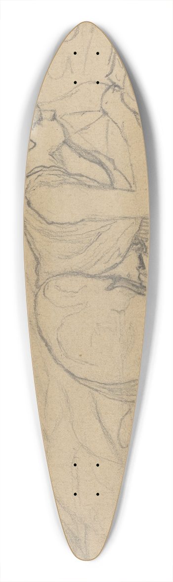 Paul Ranson - Study for La Liseuse couche 39.3 inch art pintail longboard deck