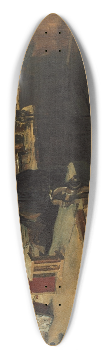 Paul Segisser - Clockmakers Workshop 39.3 inch art pintail longboard deck