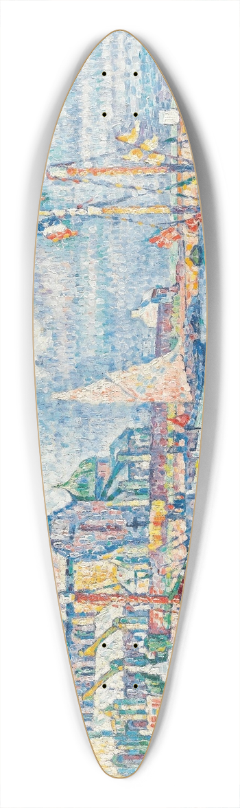Paul Signac - Barfleur 39.3 inch art pintail longboard deck
