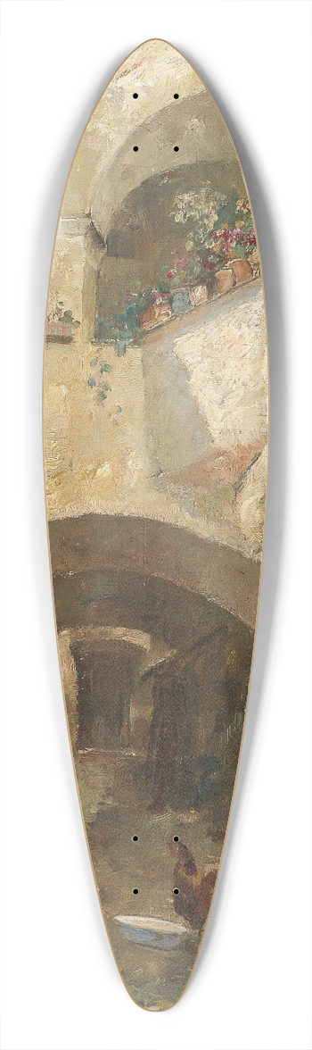 Paul Unbereit - Wachauer Hof 39.3 inch art pintail longboard deck