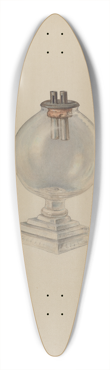 Paul Ward - Lamp 39.3 inch art pintail longboard deck