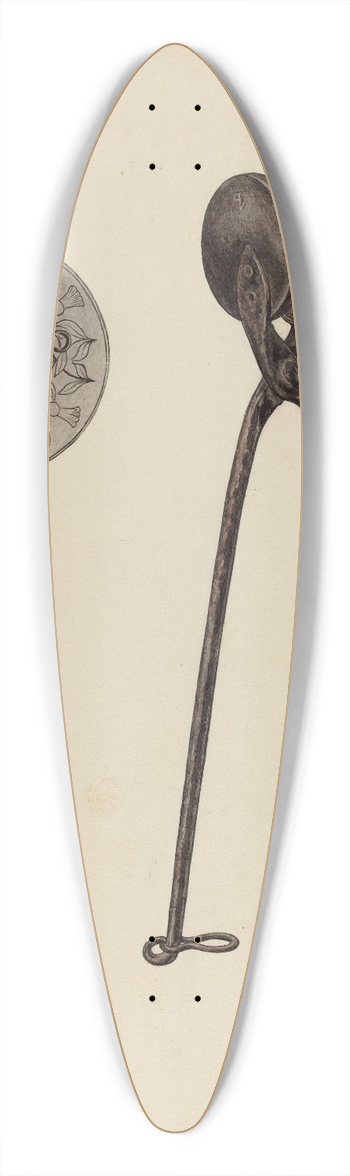 Paul Ward - Wafer Iron 39.3 inch art pintail longboard deck