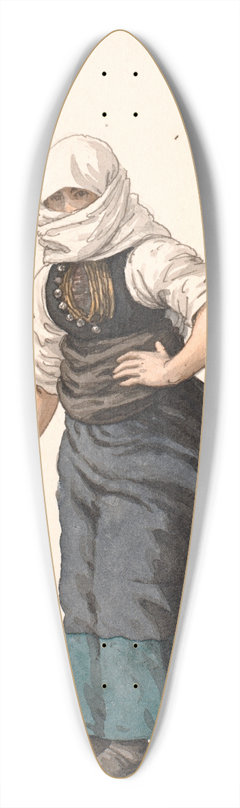 P. C. Skovgaard - Lsse bondepige i hverdagsdragt 39.3 inch art pintail longboard deck