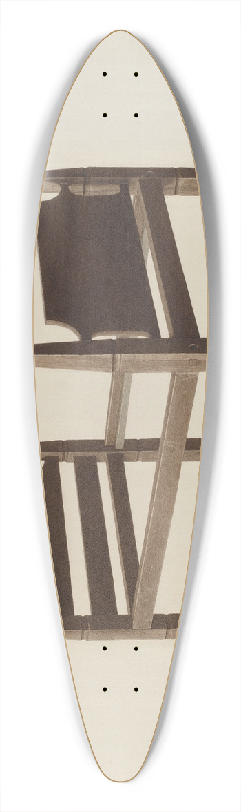 Pearl Davis - Bed 39.3 inch art pintail longboard deck