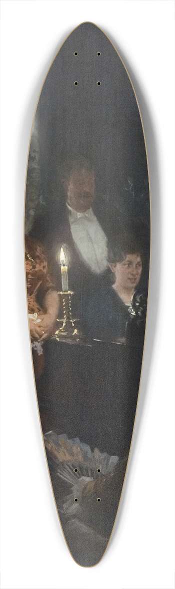 Peder Severin Kryer - A Duet 39.3 inch art pintail longboard deck