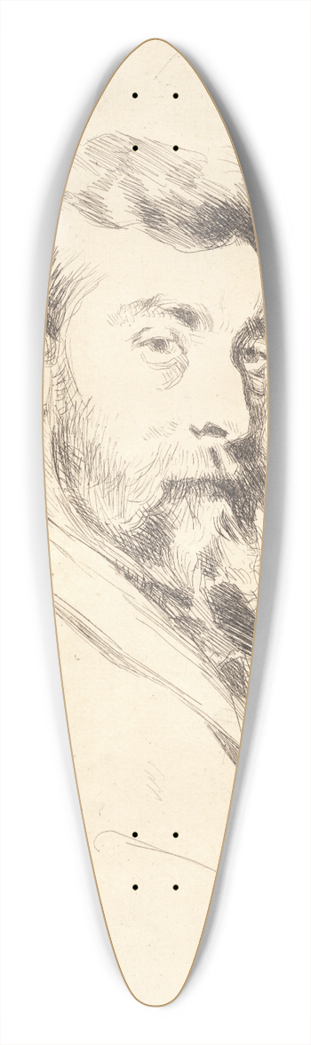 Peder Severin Kryer - Ed Baillet 39.3 inch art pintail longboard deck