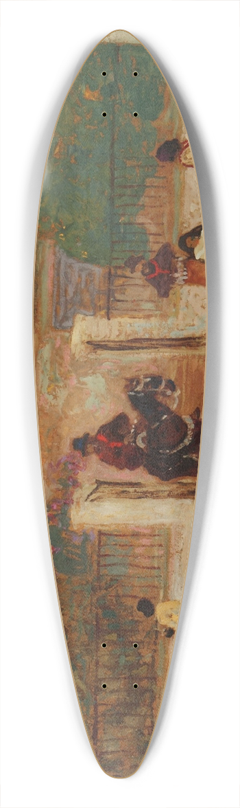 Pedro Figari - El Gaucho Candioti 39.3 inch art pintail longboard deck