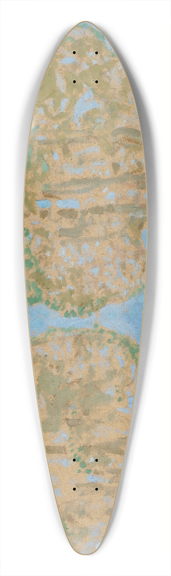 Pedro Figari - Pericn 39.3 inch art pintail longboard deck
