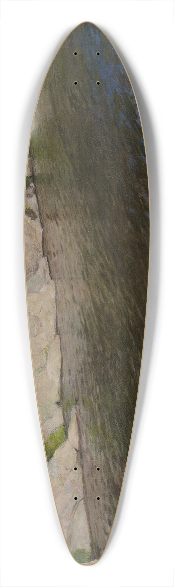 Pekka Halonen - Riverside 39.3 inch art pintail longboard deck