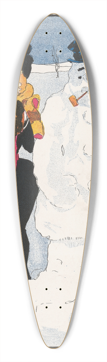 Penrhyn Stanlaws - Winter 39.3 inch art pintail longboard deck