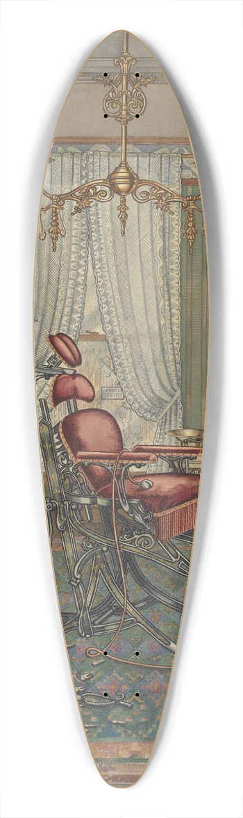 Perkins Harnly - Dentists Operating Room 39.3 inch art pintail longboard deck
